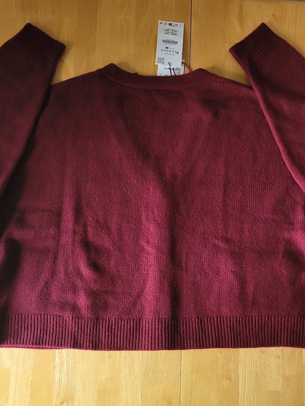Zara 100% Wool Jacket Cardigan - Picture 8 of 9